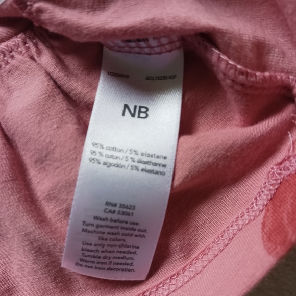 Carter's • "Just One You" Baby Girl's Apple Print Peplum Top and Legging Set - Picture 7 of 10